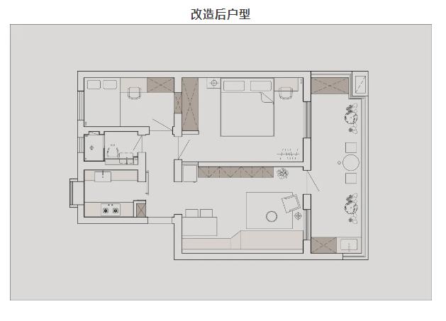 78㎡老破小装修设计案例，一手烂牌打出王炸，说的就是它了吧