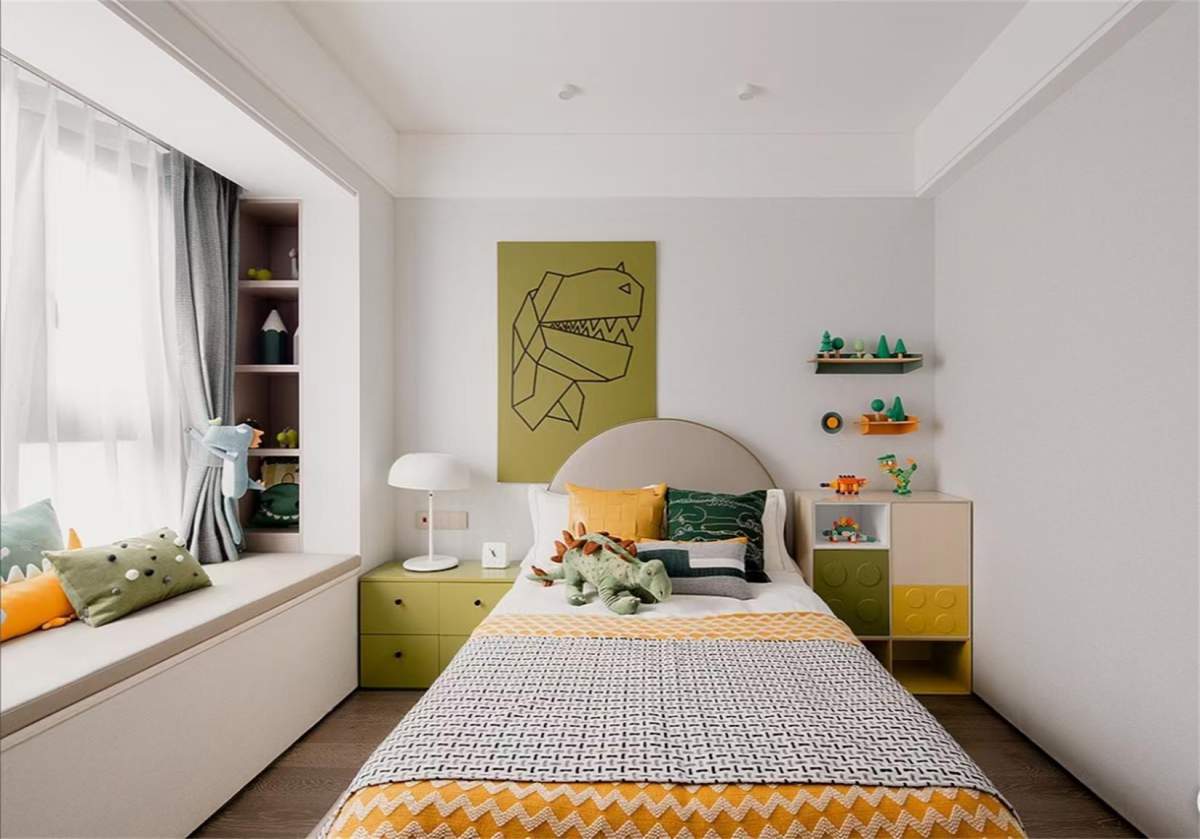 秦都花苑-90㎡-北欧风格