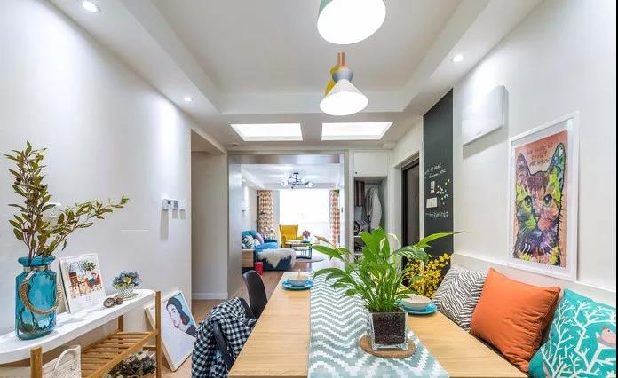 北欧三居室，很大化地利用了有限的空间