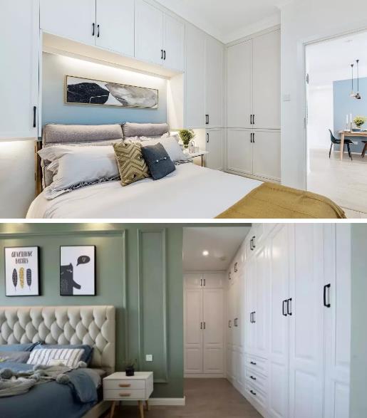 新房装修衣柜这样做看起来更加简洁，不用担心顶面上落灰难打扫。