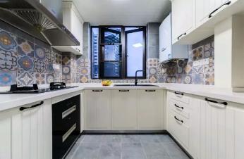 93平北欧风格装修设计，洗衣机+收纳柜统统放阳台！