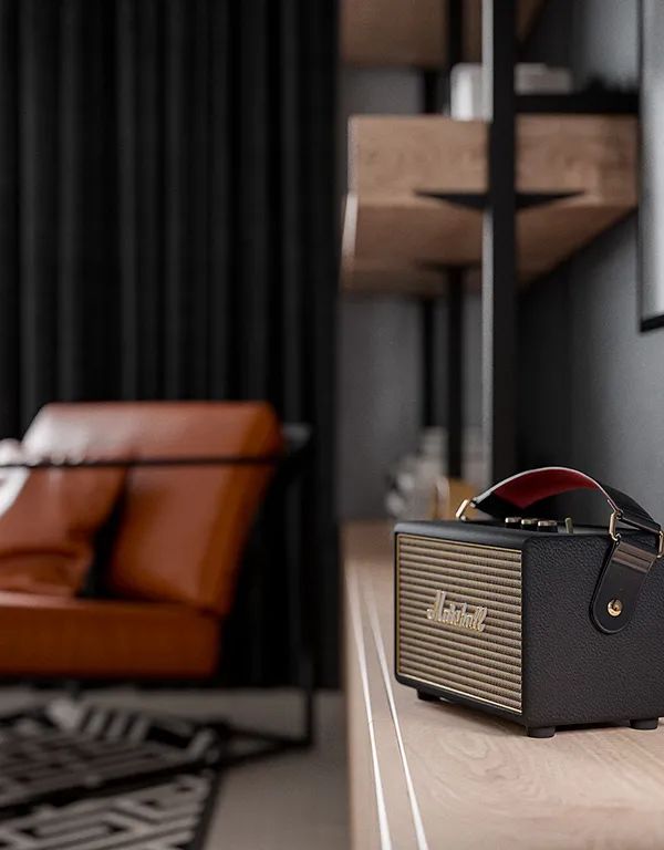 黑白灰色调的三室一厅，这样设计太有格调了！