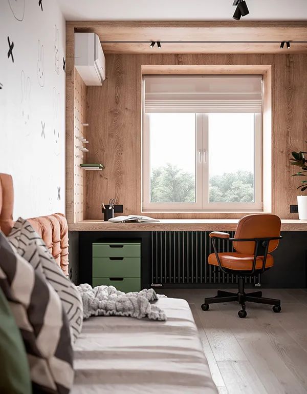 黑白灰色调的三室一厅，这样设计太有格调了！