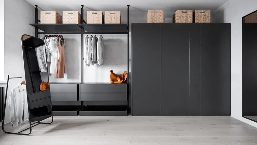 黑白灰色调的三室一厅，这样设计太有格调了！