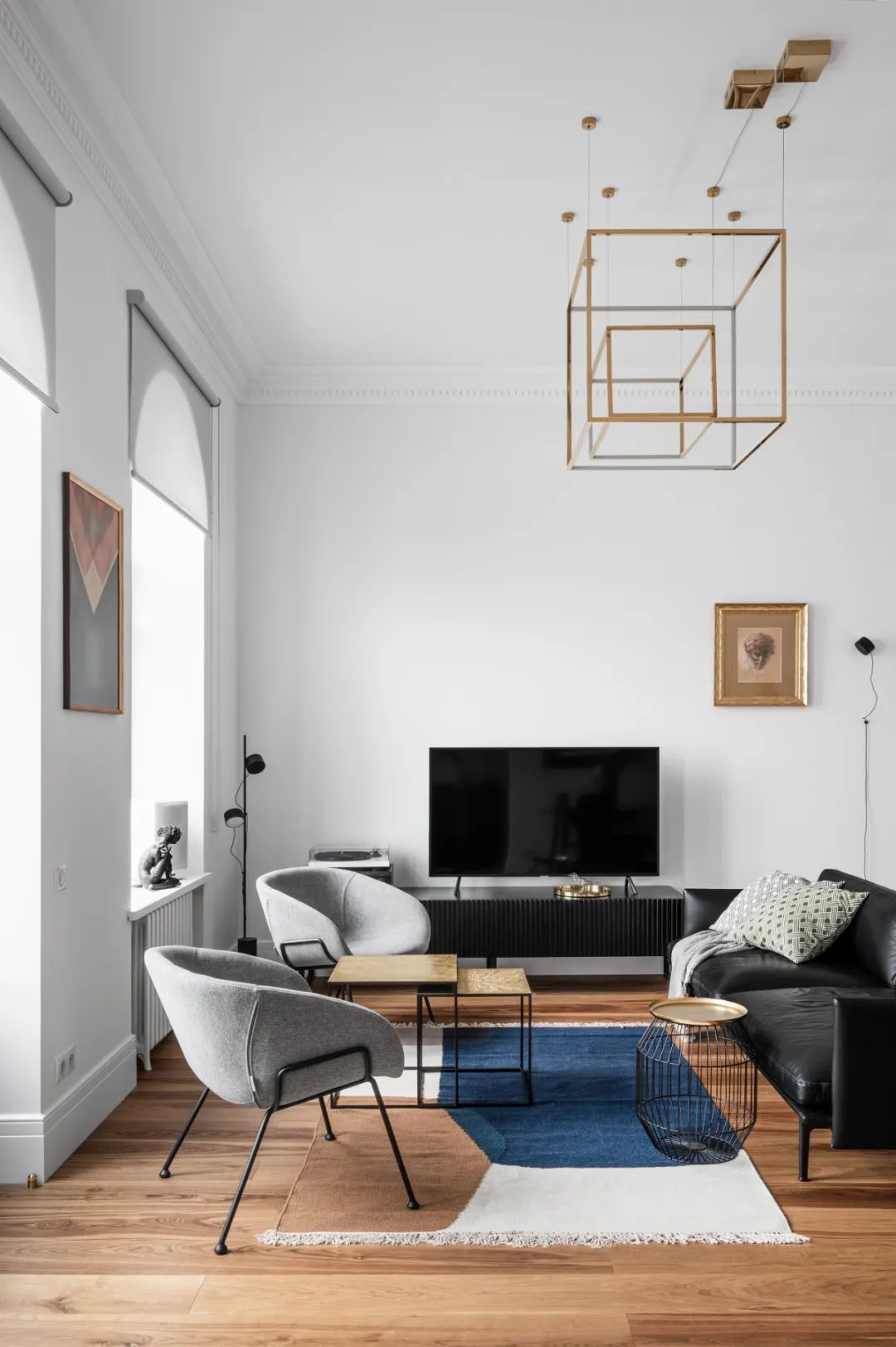 只有75平米，古典、时髦以及有趣都不缺