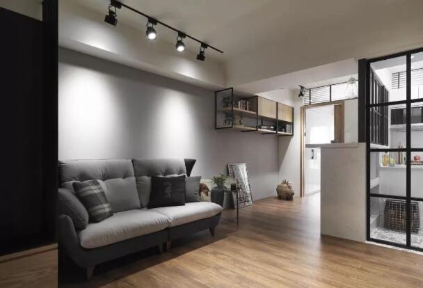 90㎡现代主义，呈现出简约、休闲的都市格调！