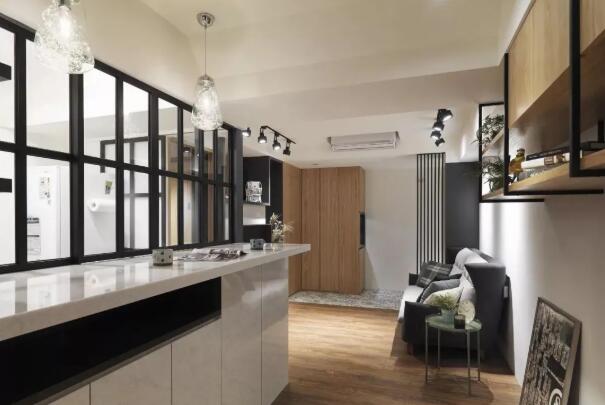 90㎡现代主义，呈现出简约、休闲的都市格调！