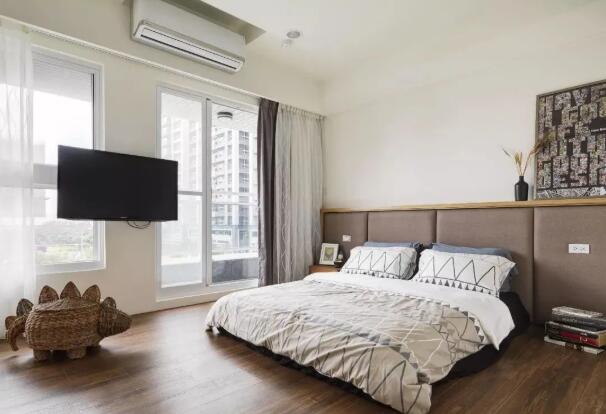 90㎡现代主义，呈现出简约、休闲的都市格调！