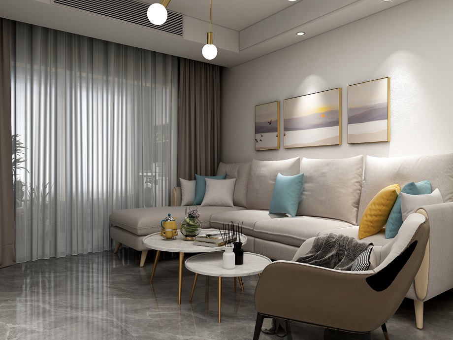 金域咸阳89㎡—轻奢风格