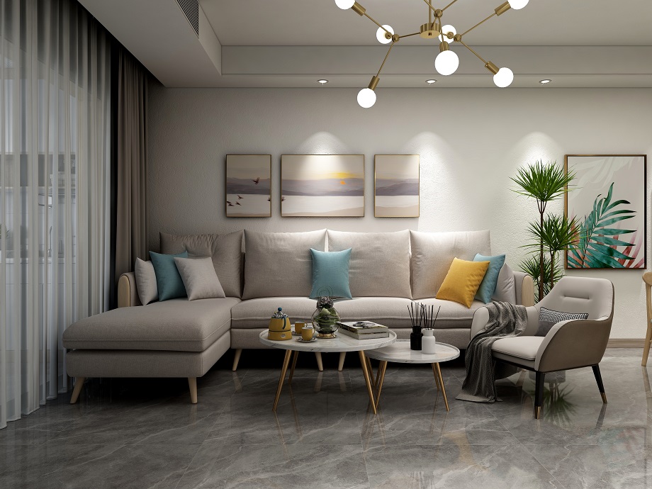 金域咸阳89㎡—轻奢风格