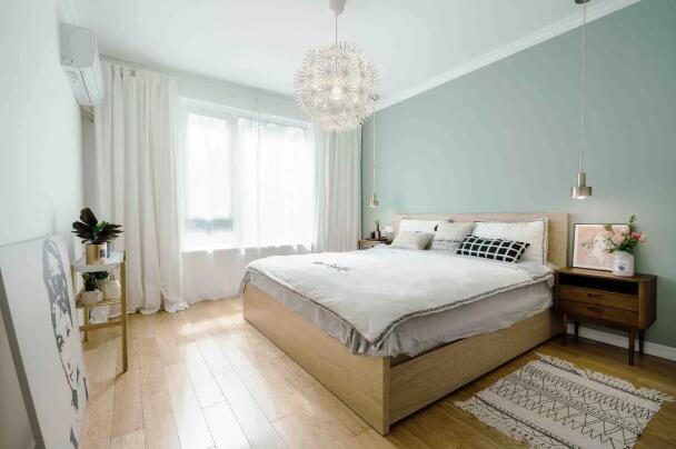 136平新房，巧用色彩搭配全屋漂亮极了