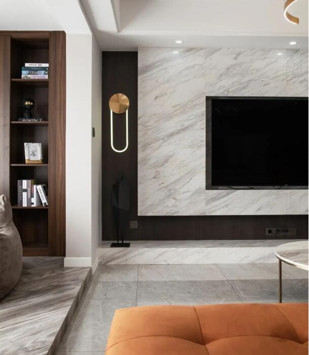 现代简约敞亮，轻奢风格的装修，简约大气