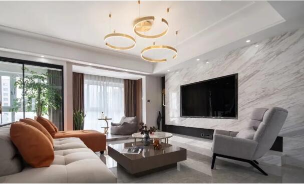 现代简约敞亮，轻奢风格的装修，简约大气