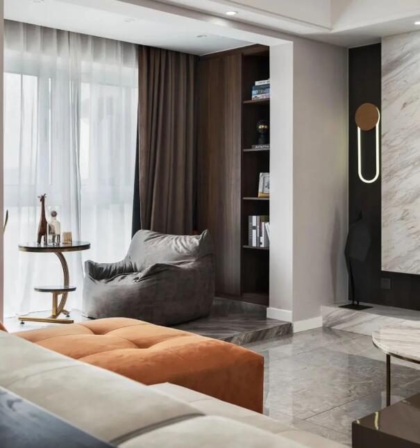 现代简约敞亮，轻奢风格的装修，简约大气