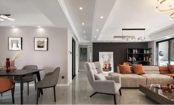 现代简约敞亮，轻奢风格的装修，简约大气