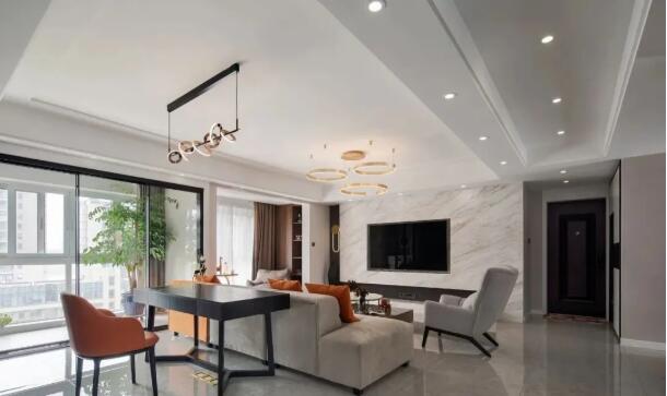 现代简约敞亮，轻奢风格的装修，简约大气