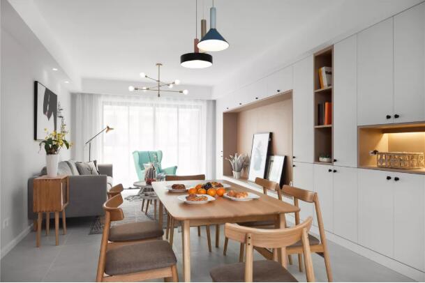 149㎡简约北欧风，装修效果温馨大气又舒适，一进门就被迷住了！