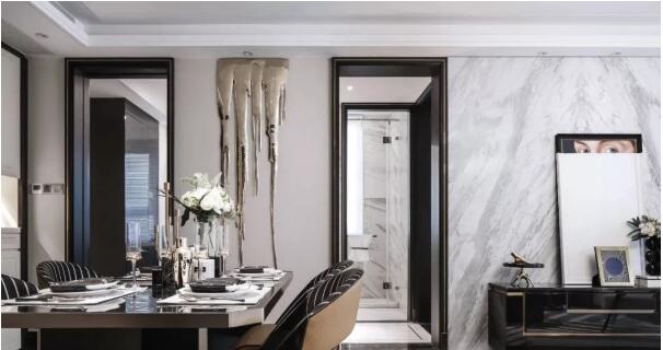 现代轻奢风格装修效果图，黑白灰的浪漫主义！