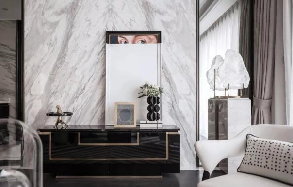 现代轻奢风格装修效果图，黑白灰的浪漫主义！