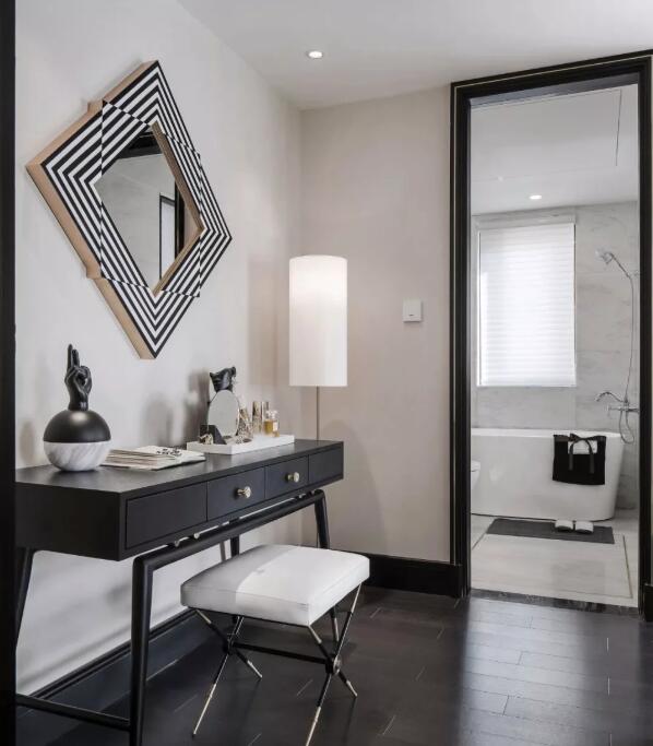 现代轻奢风格装修效果图，黑白灰的浪漫主义！