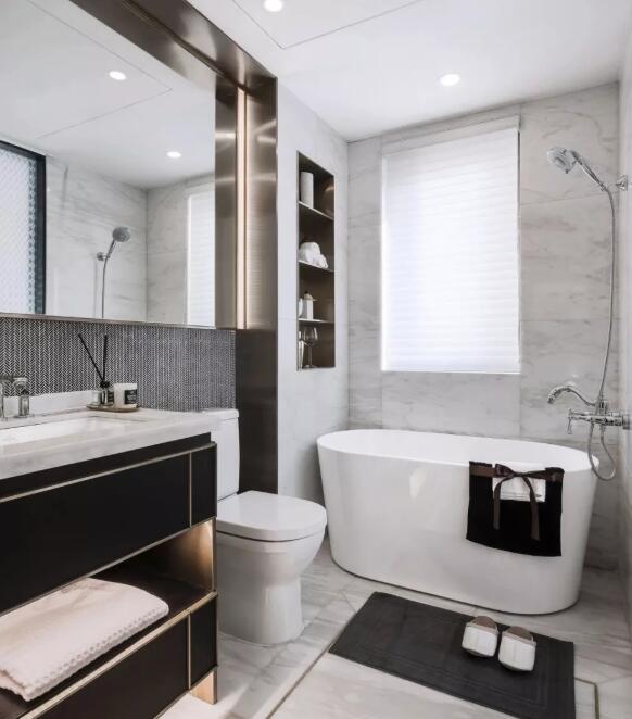 现代轻奢风格装修效果图，黑白灰的浪漫主义！