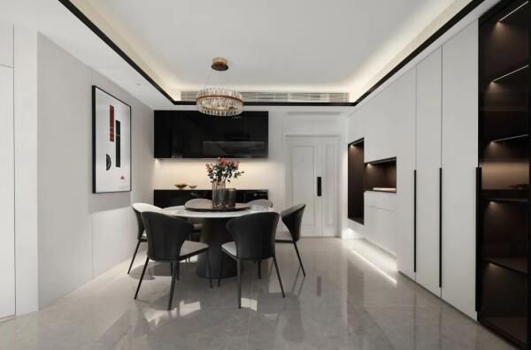 现代简约风，简约但不廉价。