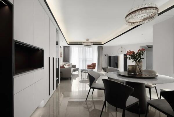 现代简约风，简约但不廉价。