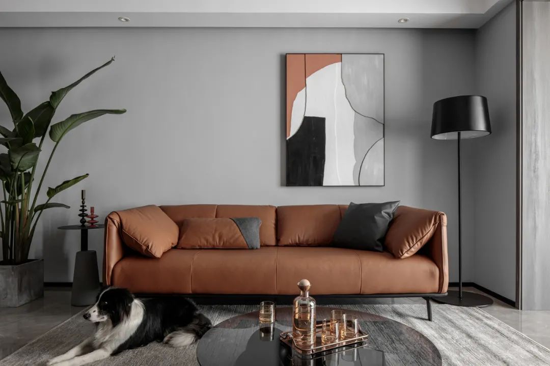 130㎡四室改两室，诠释大地色极简之美