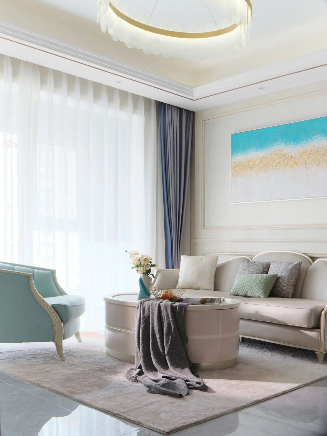 119㎡阳光充足，幸福三居室