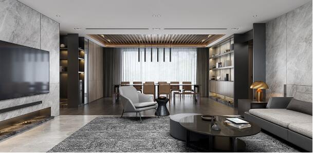 简洁、大气，现代风格是特色