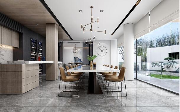 简洁、大气，现代风格是特色