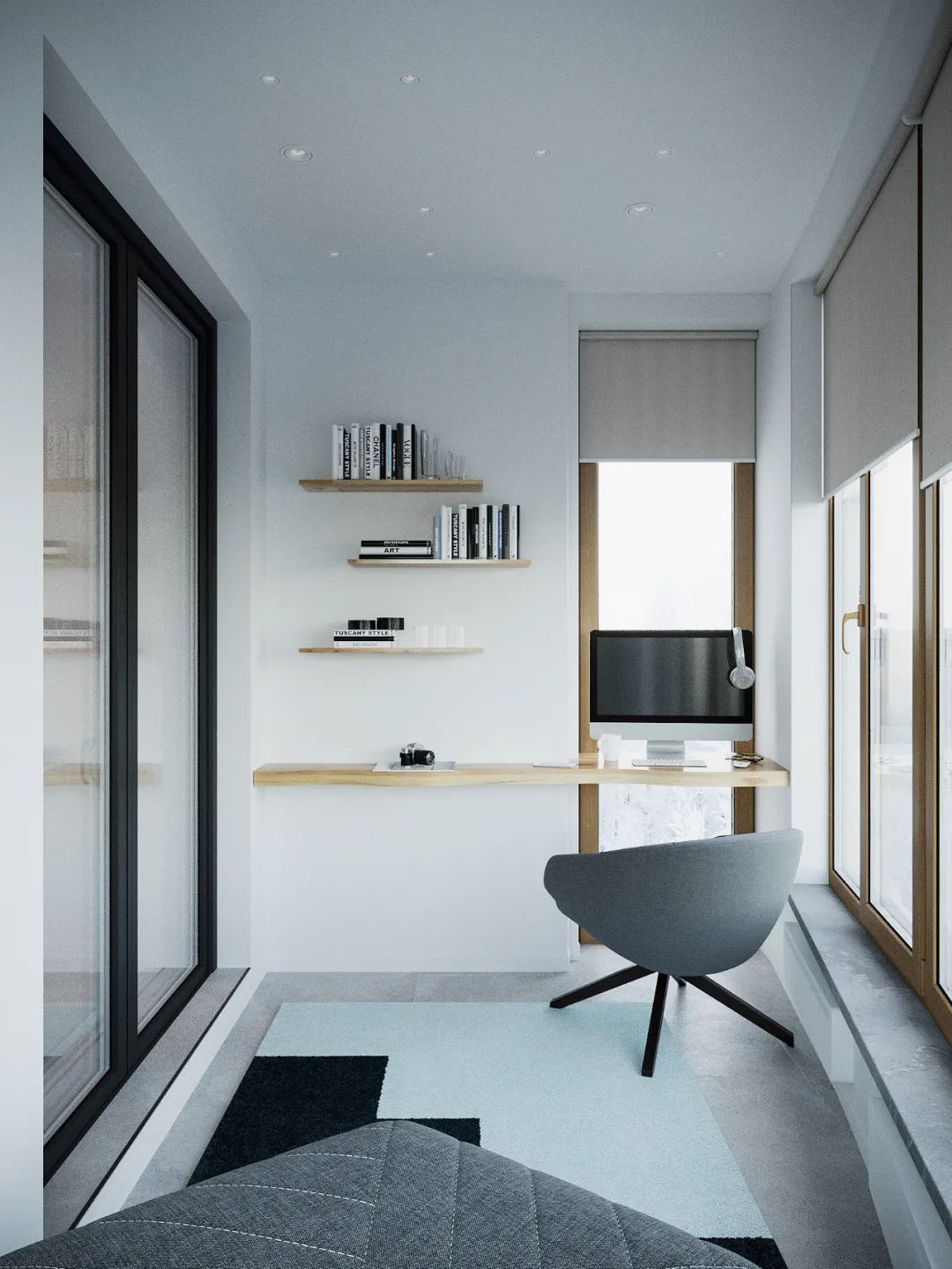 简约式装修，70㎡的小公寓