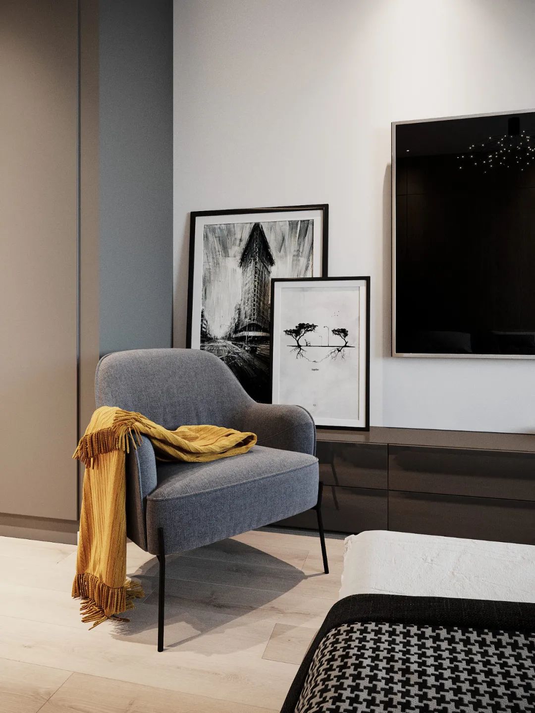 简约式装修，70㎡的小公寓