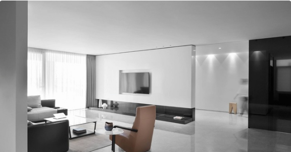 咸阳装修案例清渭公馆147㎡—极简风格