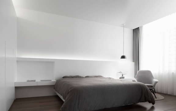 咸阳装修案例清渭公馆147㎡—极简风格