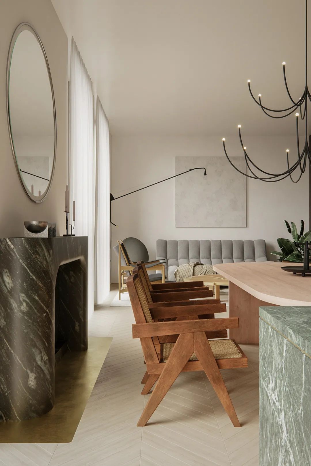 现代简约风装修案例，简约大气！