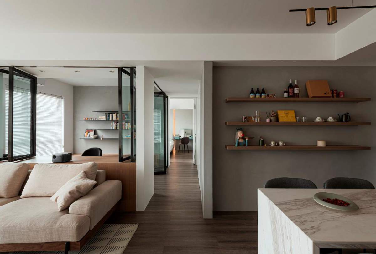 78平的独居小窝，清新却不张扬！