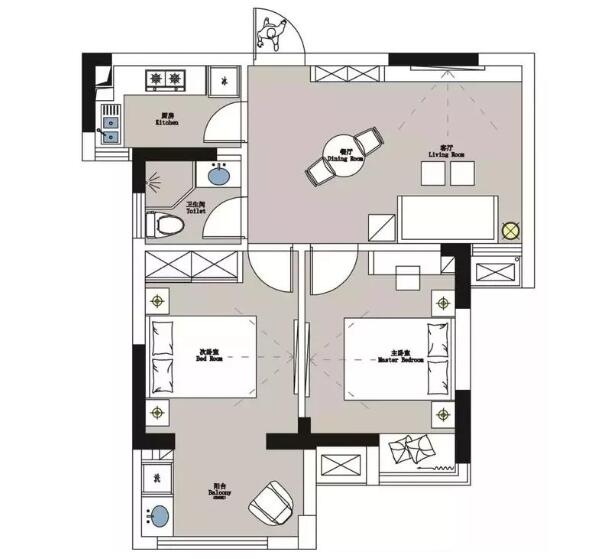 98平米的现代轻奢风