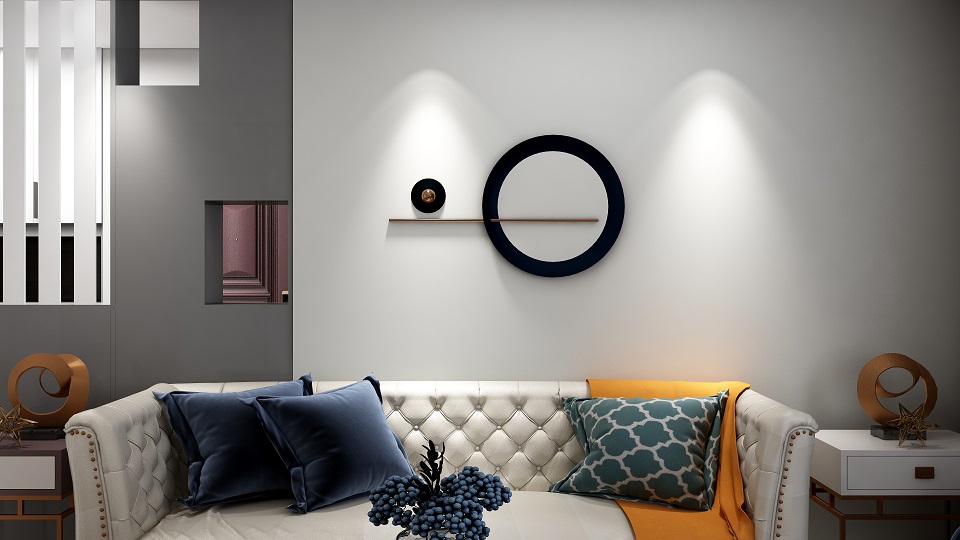 塞纳绿洲100㎡—轻奢风格