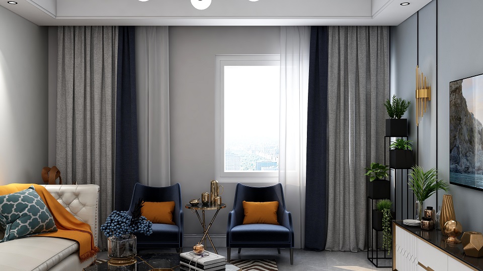 塞纳绿洲100㎡—轻奢风格