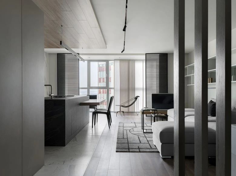 这个女屋主不爱梦幻爱简约，把家布置的清爽惬意