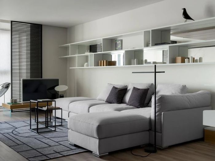 这个女屋主不爱梦幻爱简约，把家布置的清爽惬意