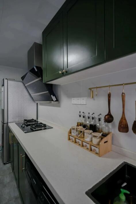 墨绿色的家，越看越喜欢！