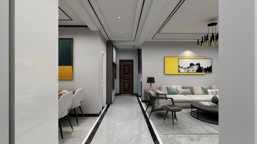 怡心岛128平—现代风格