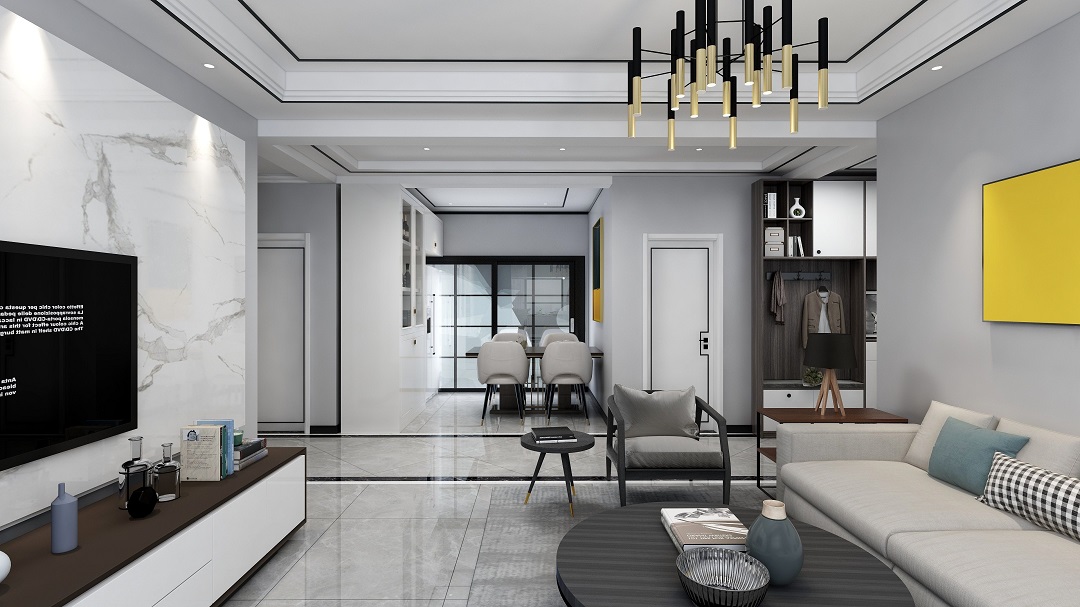 怡心岛128平—现代风格