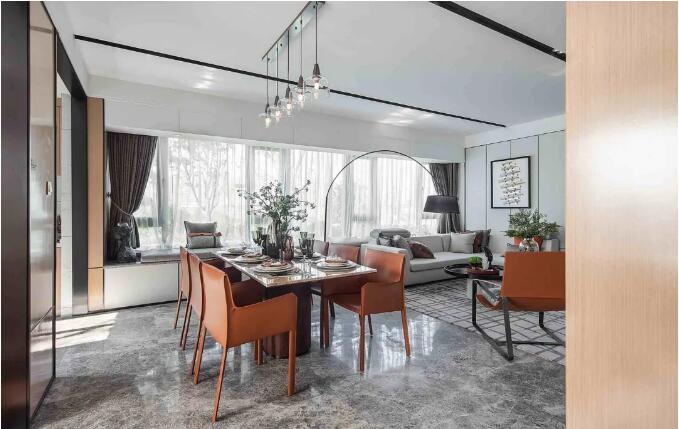 122㎡现代时尚,营造出一个华丽高级的居住空间!