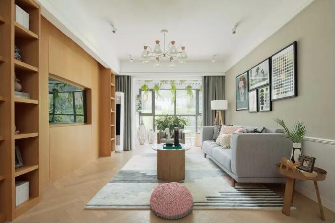 115㎡文艺北欧风设计，简约自然为主