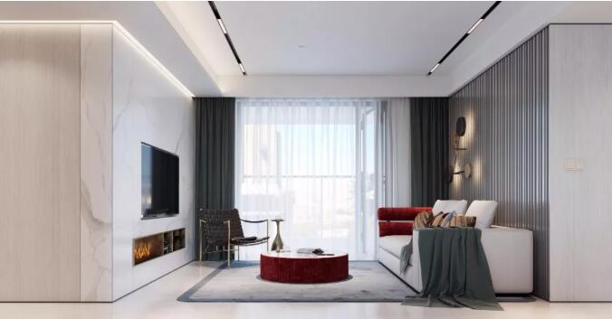 140㎡后现代轻奢，以现代大方的空间基础!