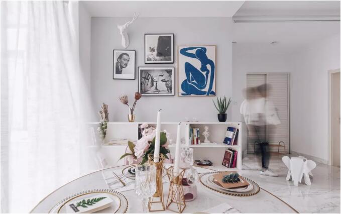 90平的美式风格，满足你的少女心！