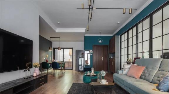 110平混搭复古三居室，设计好美，令人羡慕~